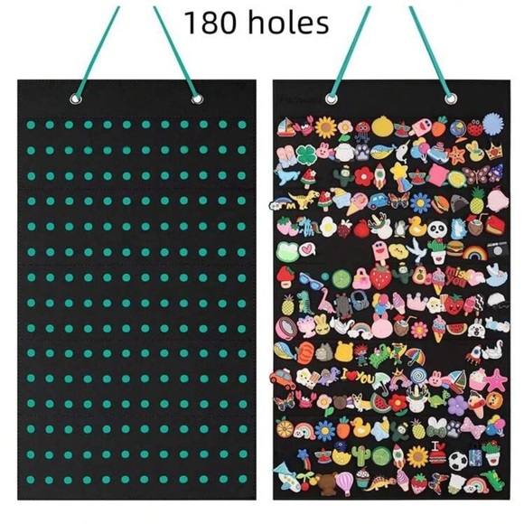 180 Slot Shoe Charm Holder Display Organizer - Picture 1 of 5